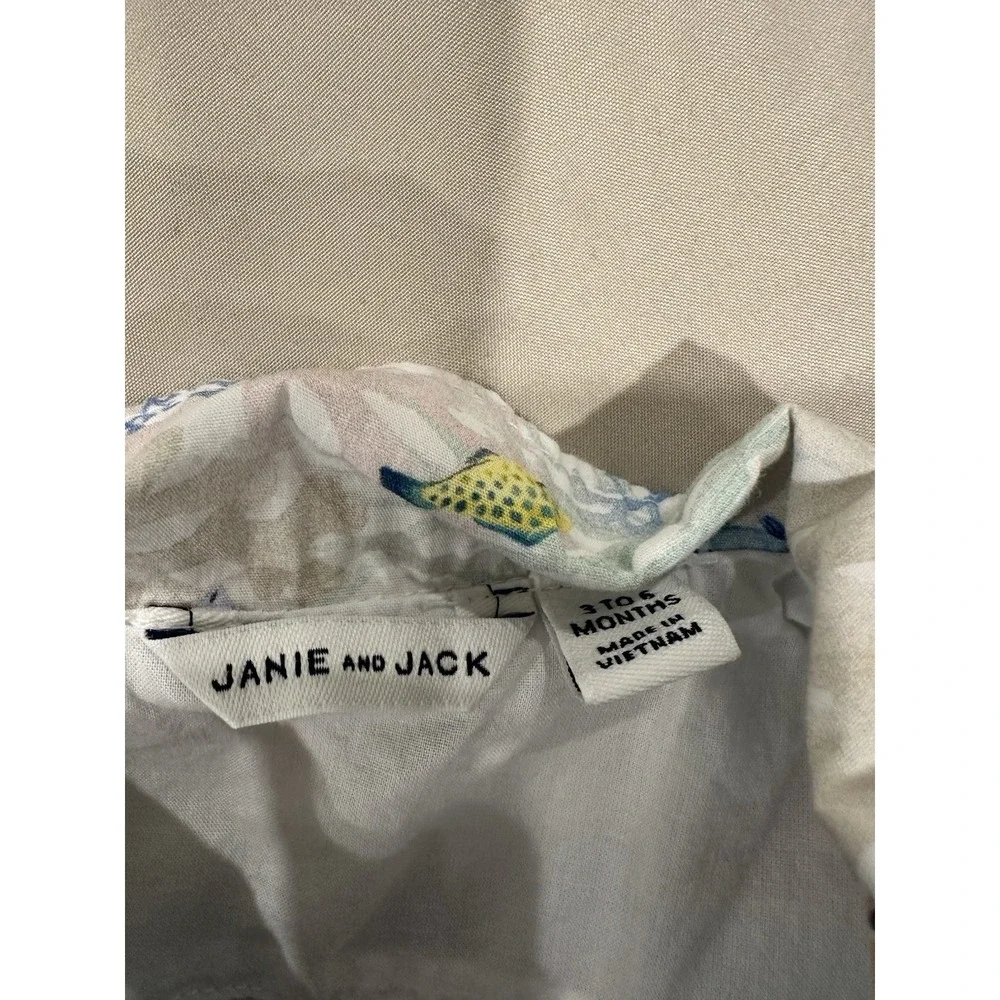 Janie And Jack Baby Boy Fish Outfit 3 To 6 Months